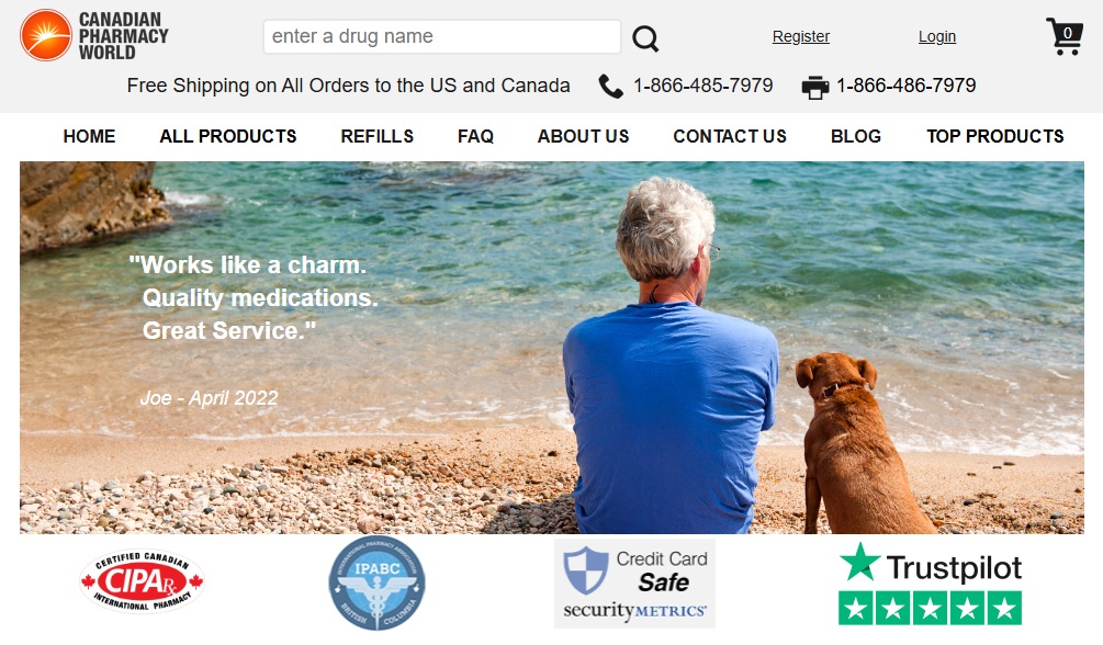 Canadian Pharmacy World site
